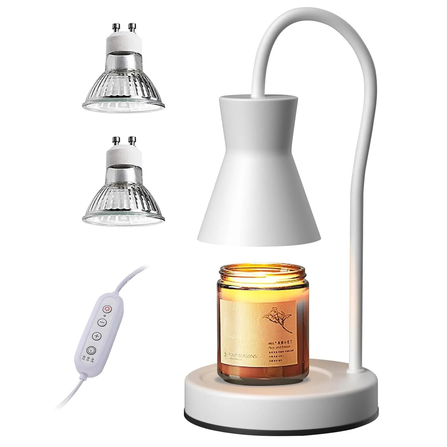 VIBEWARD Candle Warmer Lamp, Dimmable Metal Candle Lamp Warmer Height Adjustable, Melting Wax Lam... | Walmart (US)