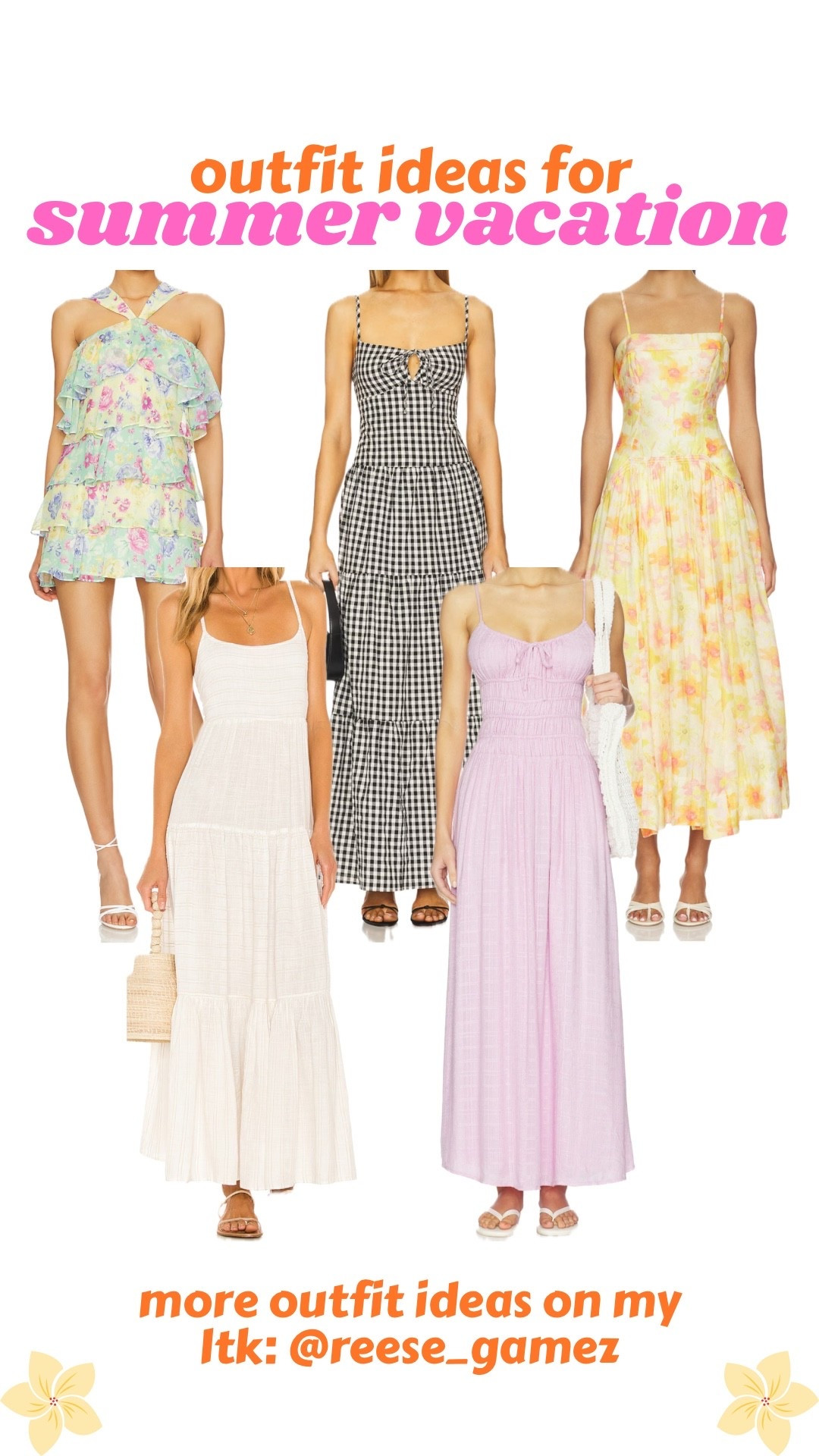 outfits for summer vacation 🩷 beach dress, long dress, maxi dress, summer dress, vacation dress, striped dress, floral dress 

#LTKTravel #LTKootd #LTKSeasonal