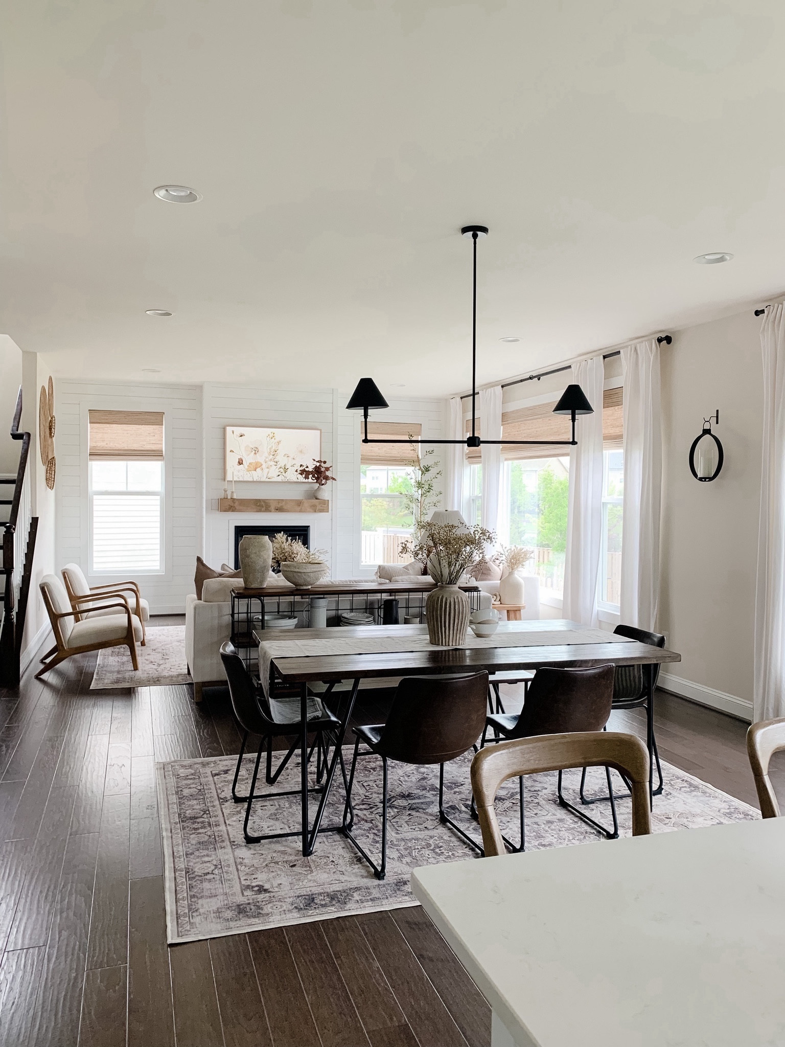 Open floor inspo 🤎

Linked similar dining table, mine is discontinued (same with the open shelving table) 

#LTKhome #LTKSeasonal