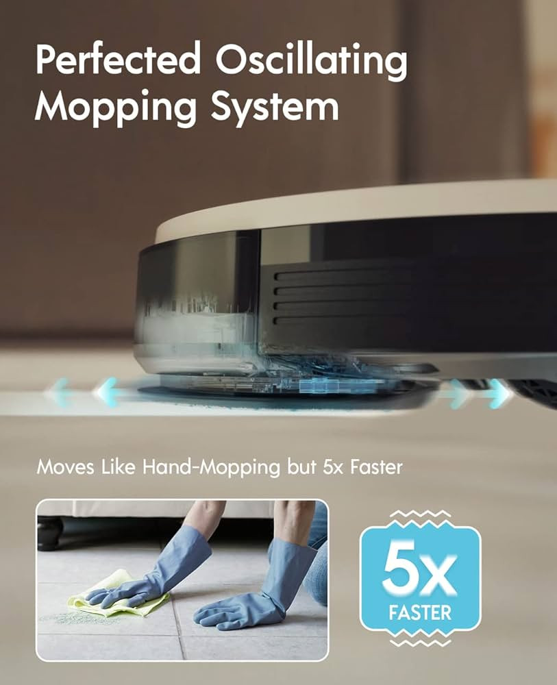 yeedi vac 2 pro Robot Vacuum and Mop Combo,Powerful 3000Pa Suction with Oscillating Mopping, Adva... | Amazon (US)