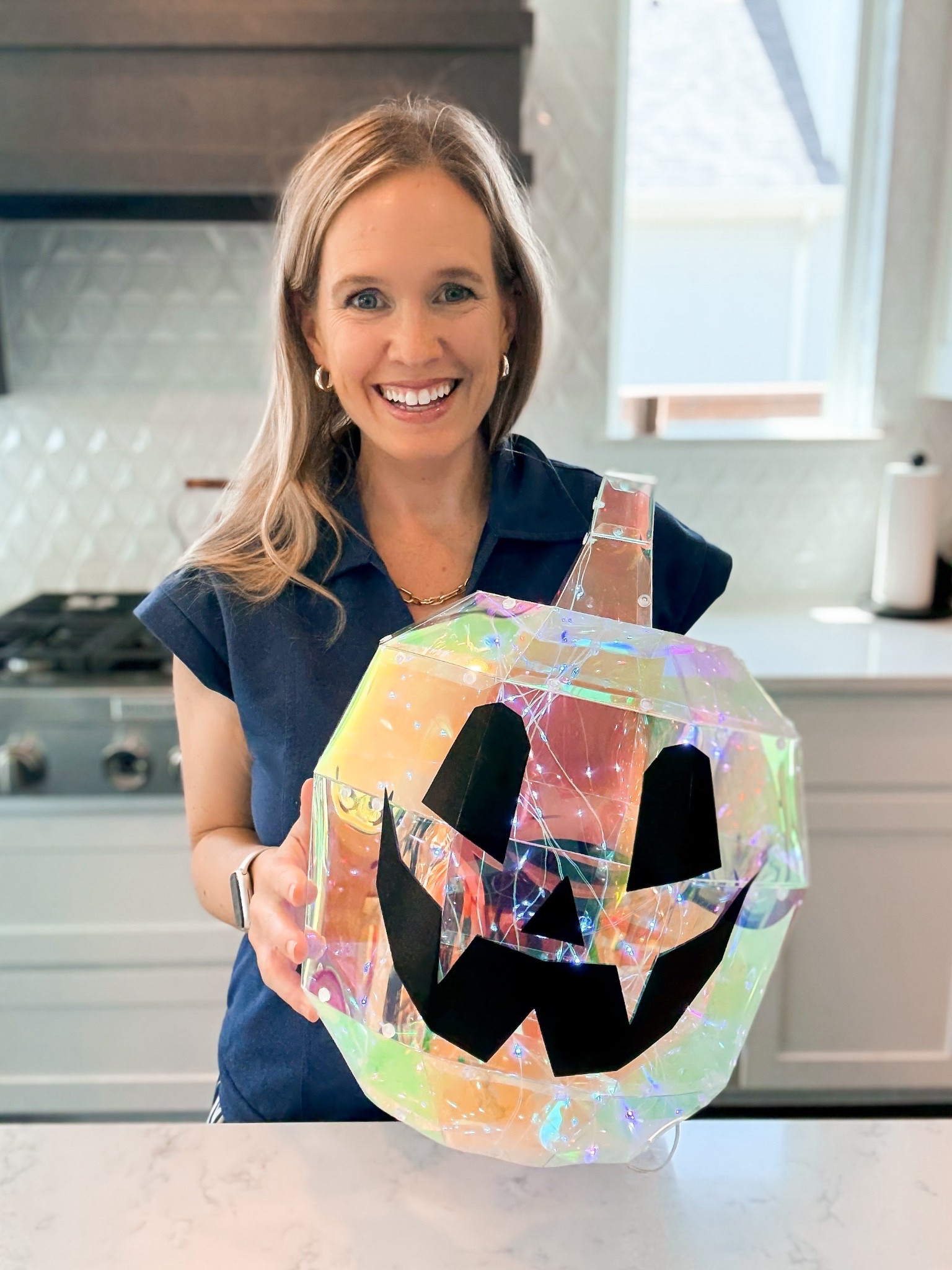 Iridescent Halloween decor
Light up pumpkin  

#LTKSeasonal #LTKFindsUnder50 #LTKHome