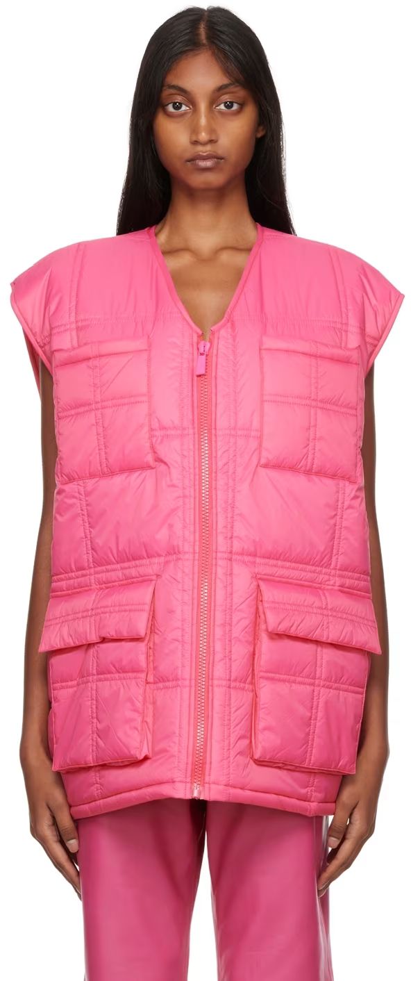 REMAIN Birger Christensen - Pink Ansof Vest | SSENSE