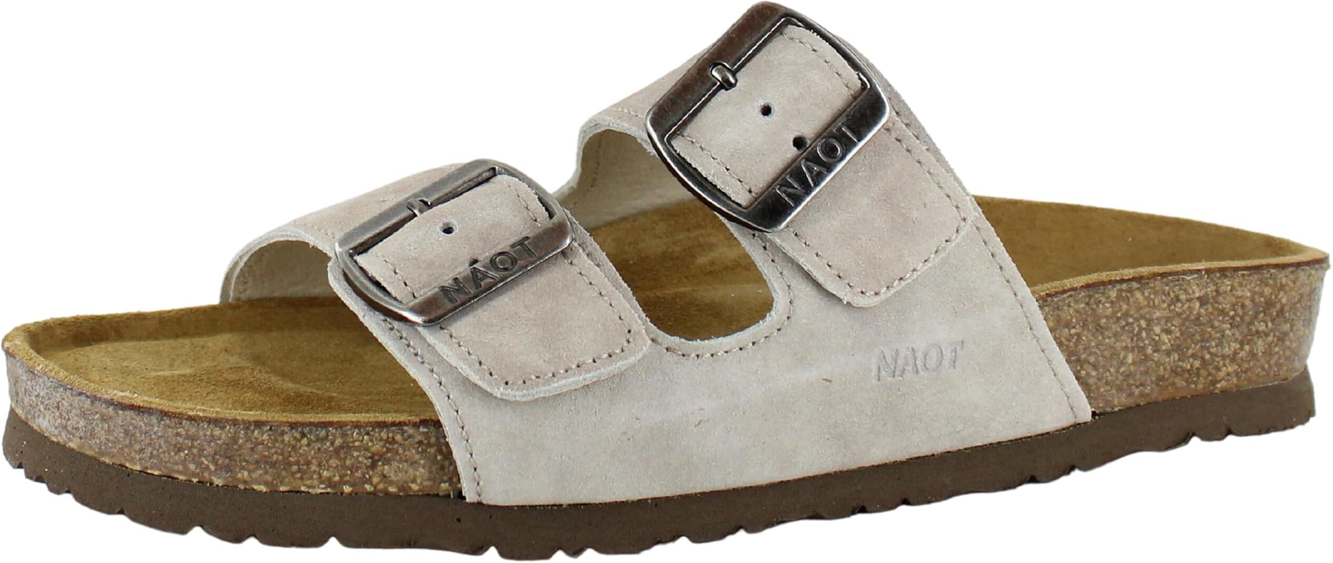 NAOT Footwear Santa Barbara Women's Slide with Cork Footbed and Arch Comfort and Support – Slip... | Amazon (US)