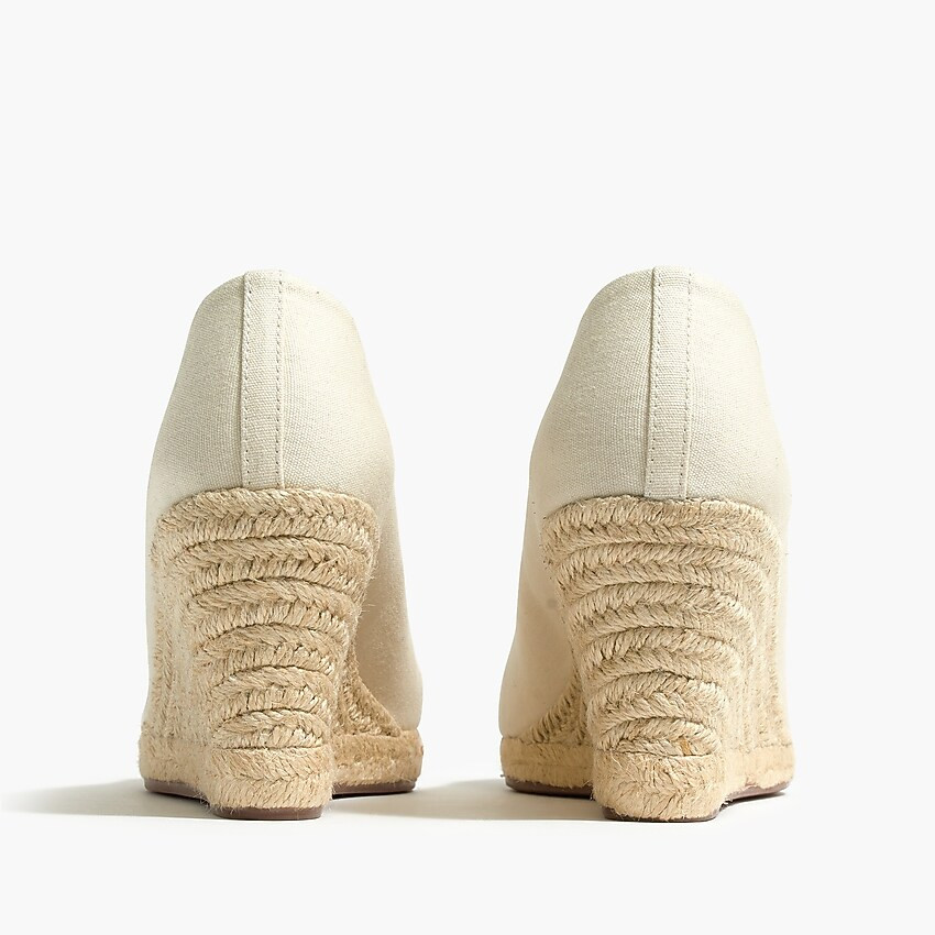 New canvas espadrille wedges | J.Crew Factory