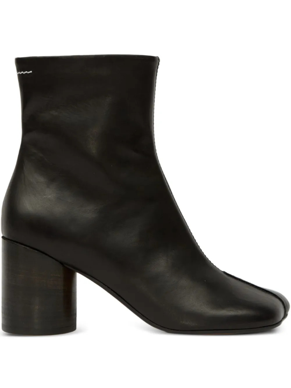 MM6 Maison Margiela 70mm Anatomic block-heel Ankle Boots | Black | FARFETCH LU | Farfetch Global