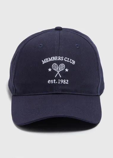 Navy Members Club Cap | Matalan (UK)