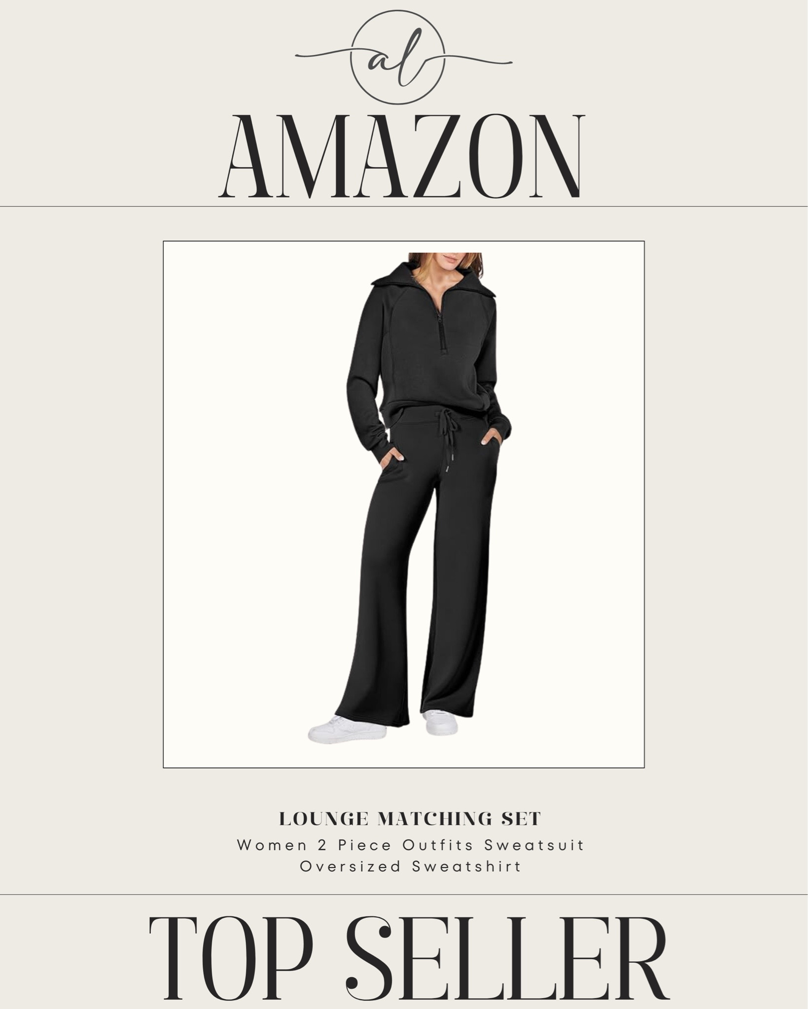 Amazon Top Sellers - 
LOUNGE MATCHING SET
Women 2 Piece Outfits Sweatsuit
Oversized Sweatshirt

#LTKFindsUnder100 #LTKSeasonal #LTKStyleTip