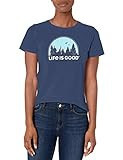 Life is Good. Womens Crusher Tee Funky Outdoor Pattern, Darkest Blue-XXXL | Amazon (US)