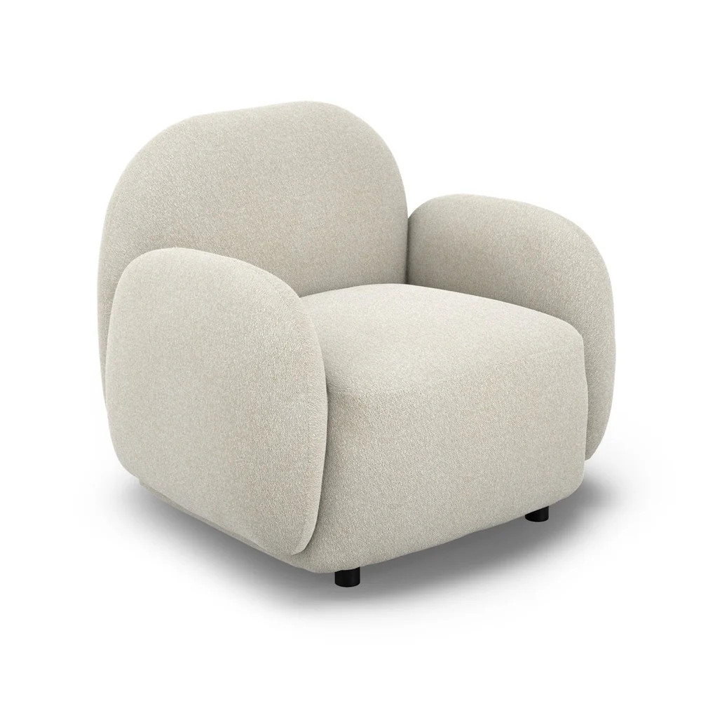 O&Co Henri Accent Chair in Bone | Olivia's