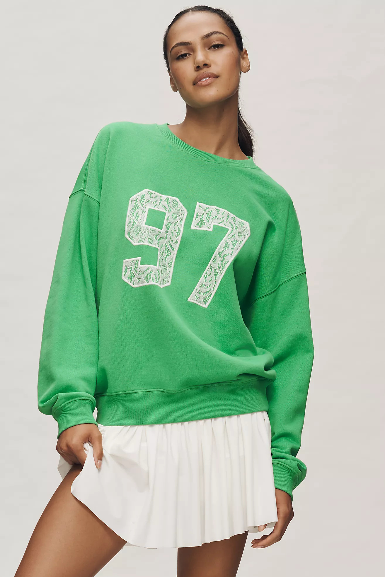 Beach Riot x Anthropologie Cotton Long-Sleeve Top | Anthropologie (US)