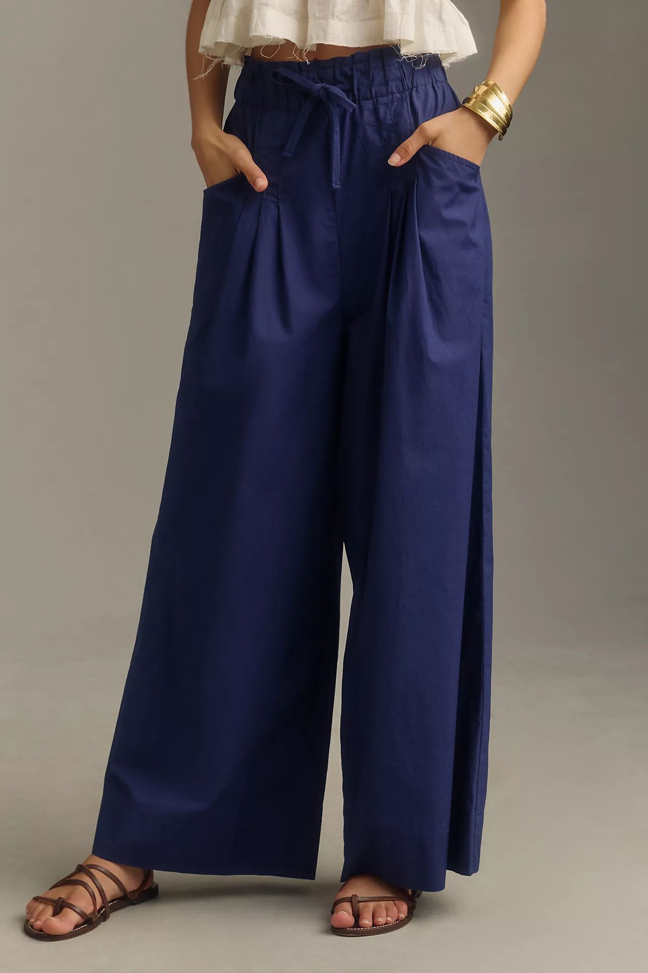 Maeve Skirty Utility Wide-Leg Pants | Anthropologie (US)