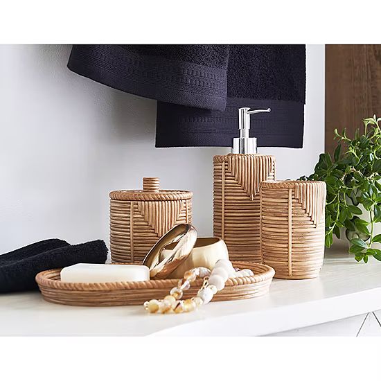 Global Rattan Bath Accessories | JCPenney