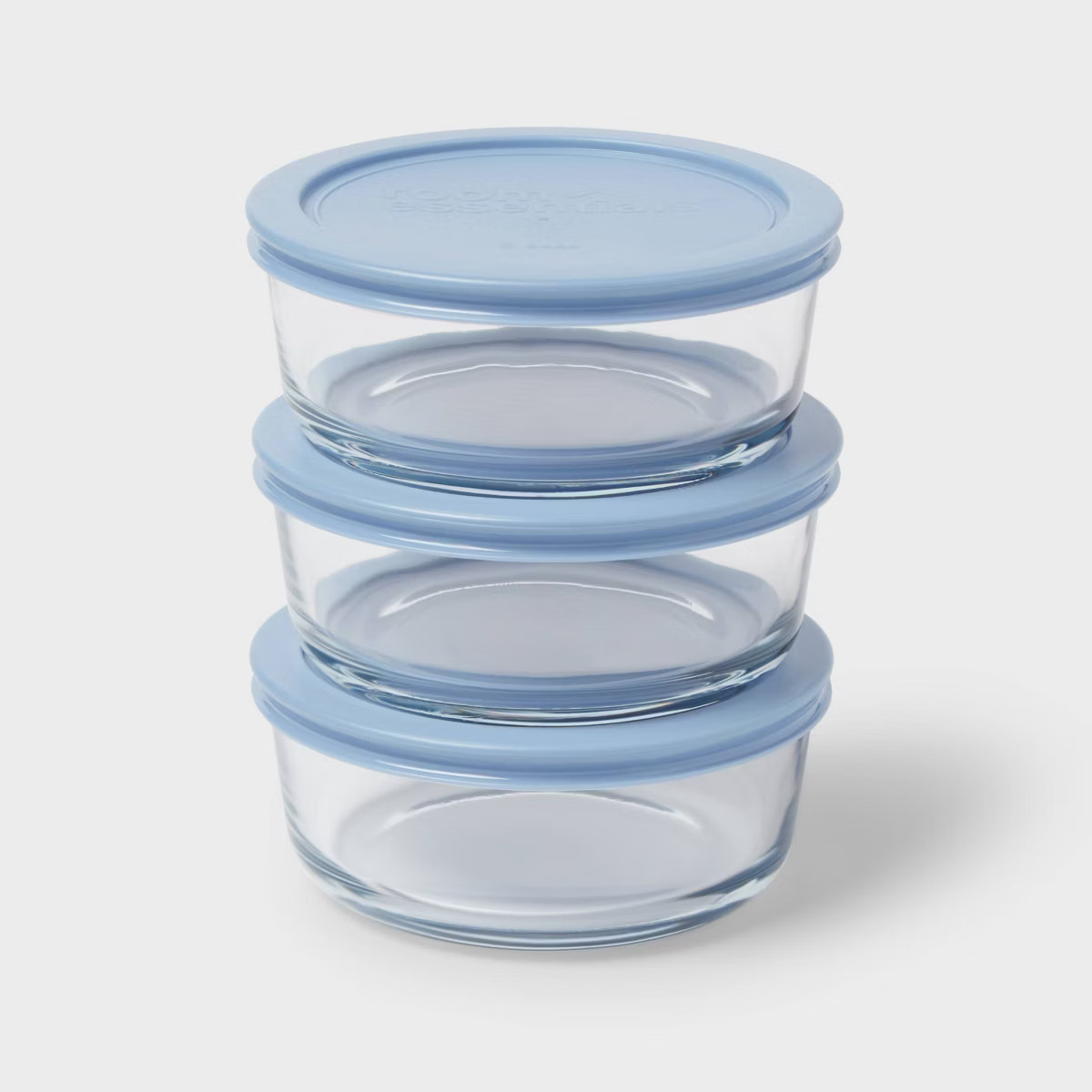 3pk Glass Round Food Storage Container Set - Room Essentials™ | Target