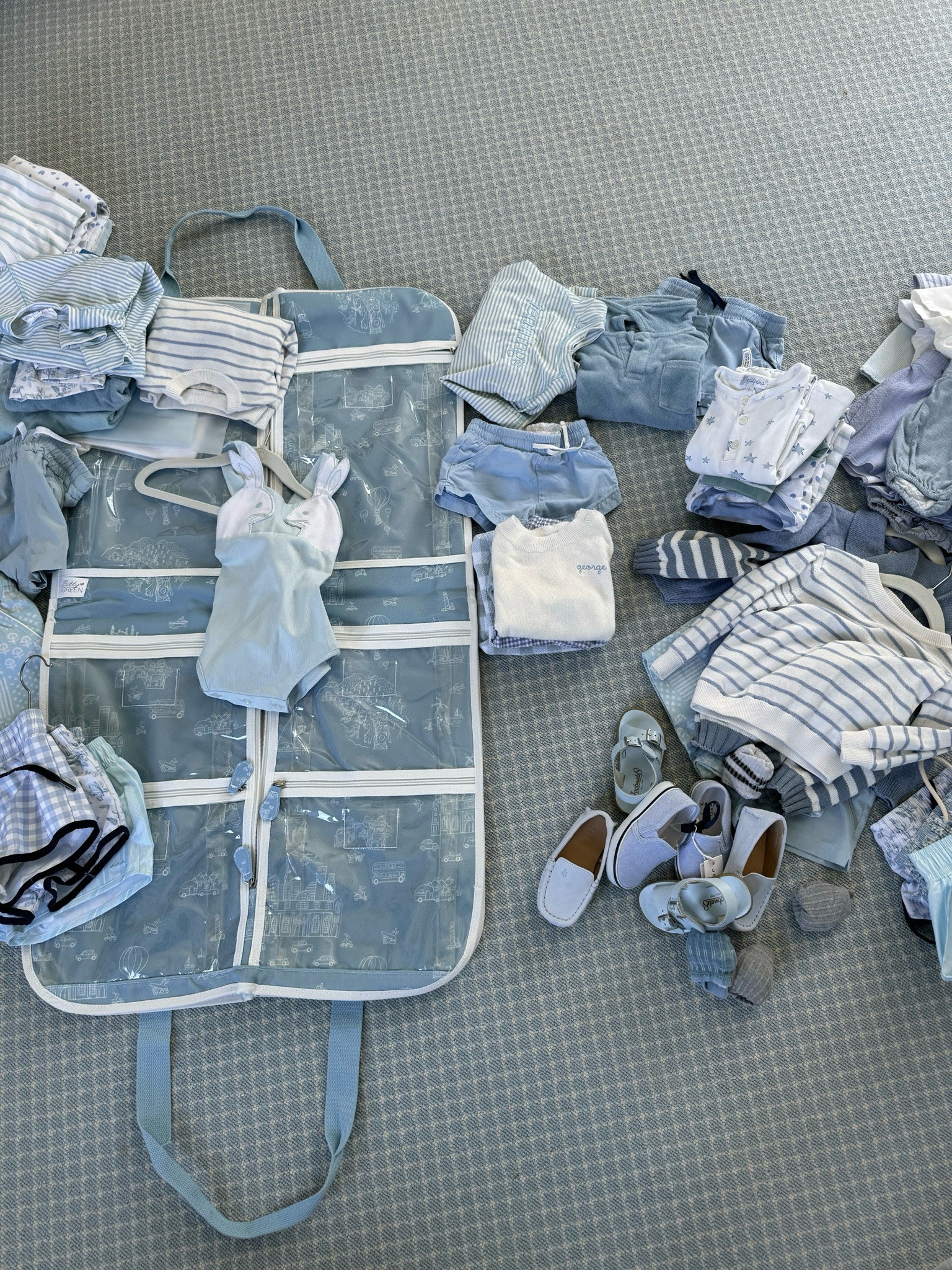 Packing for the beach in our favorite hanging suitcase! It fits both boys stuff for three days. 

#LTKbaby #LTKtravel #LTKfamily