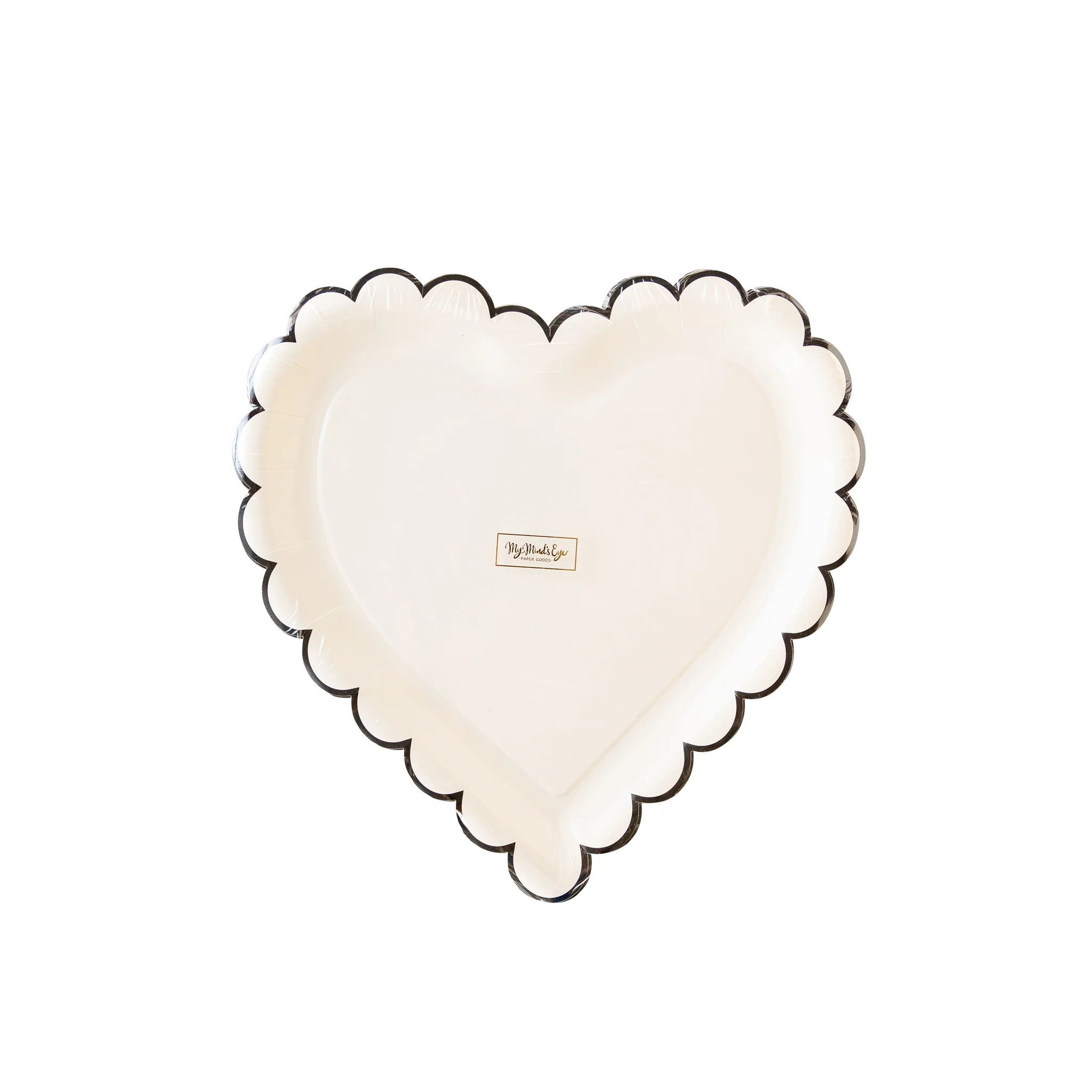 Scalloped Heart Paper Plate | My Mind's Eye