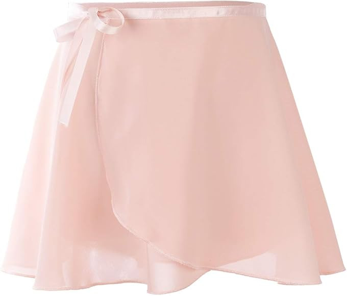 Soudittur Ballet Wrap Skirts Chiffon Dance Skirt for Toddler/Girls/Women | Amazon (US)