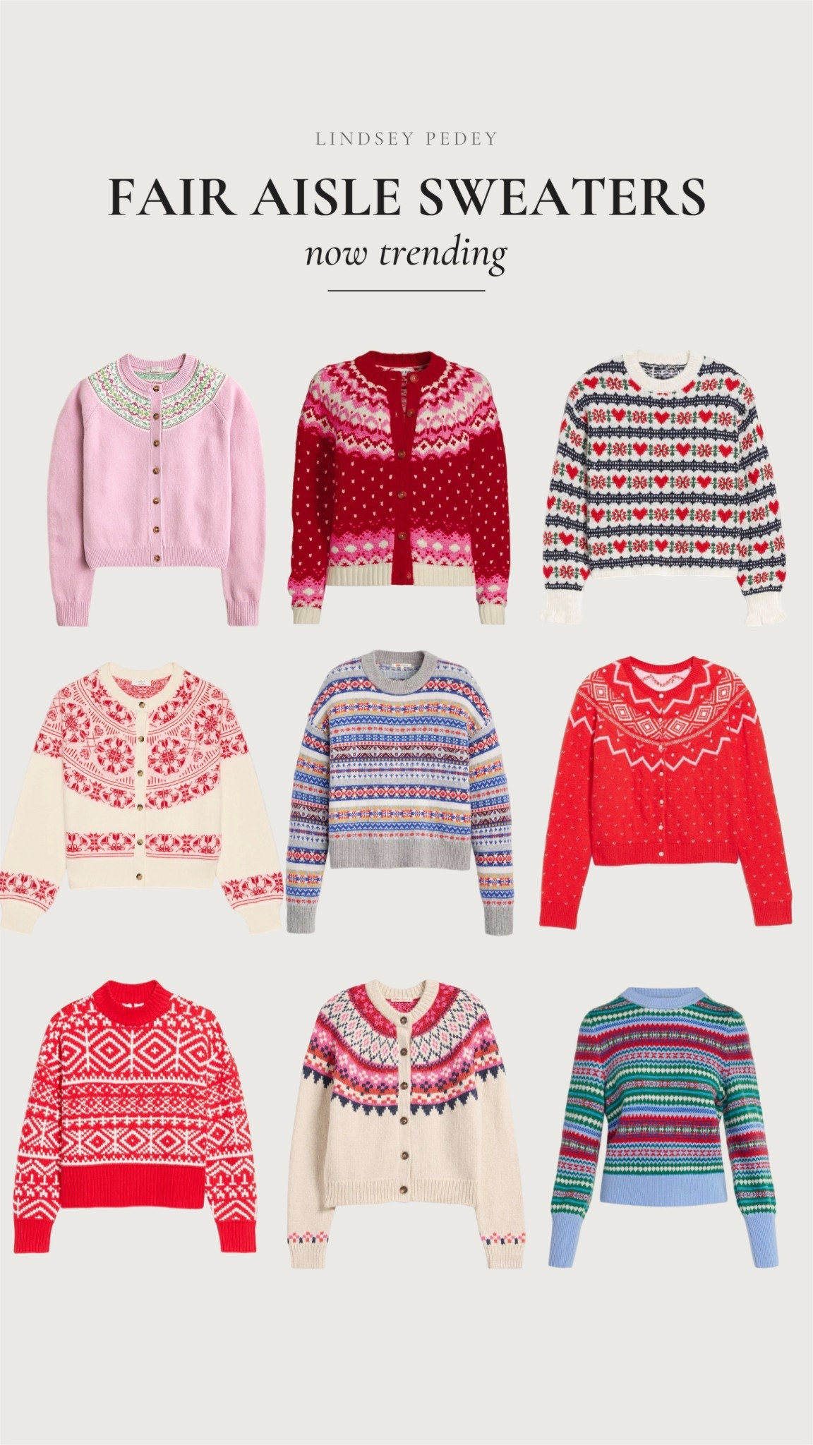 Fair isle sweaters! Linked way more than shown! Now trending. 

Sweater, cardigan, Madewell, Levi’s, holiday, Christmas, festive, gap, Old Navy, Walmart, target, boden, Nordstrom, OOTD, fashion, gifts for her, gift guide

#LTKootd #LTKGiftGuide #LTKHoliday