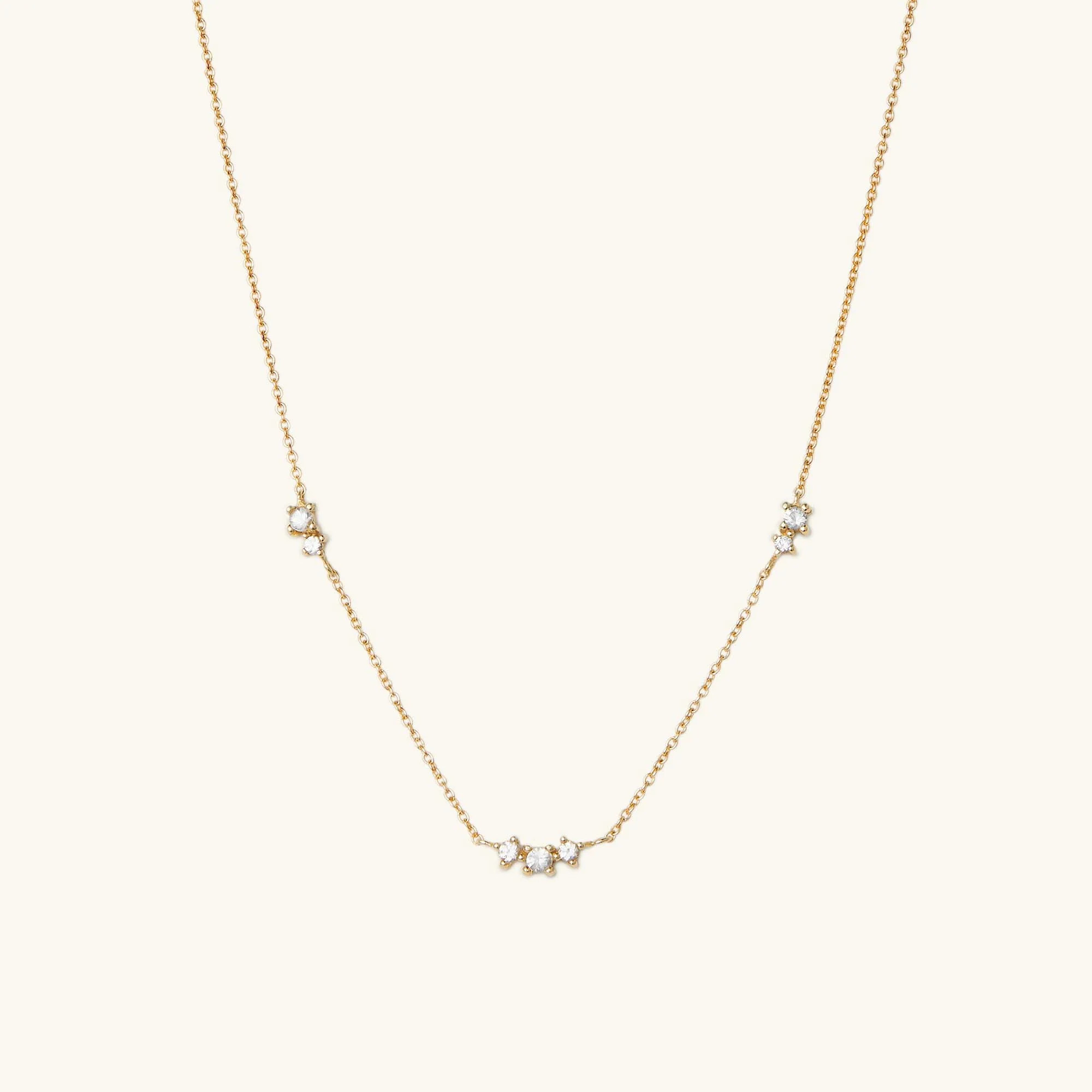 Floating Sapphire Necklace | Mejuri Fine Crew