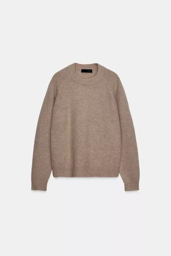 WOOL AND ALPACA JUMPER | Zara UK