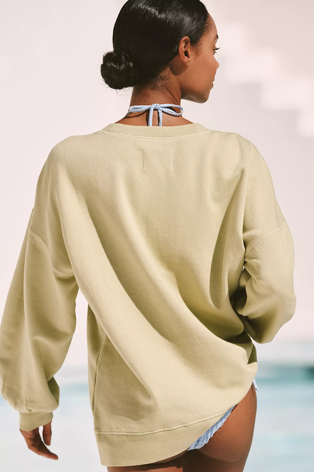 Celandine Graphic Cotton Blend Sweatshirt | Anthropologie (US)