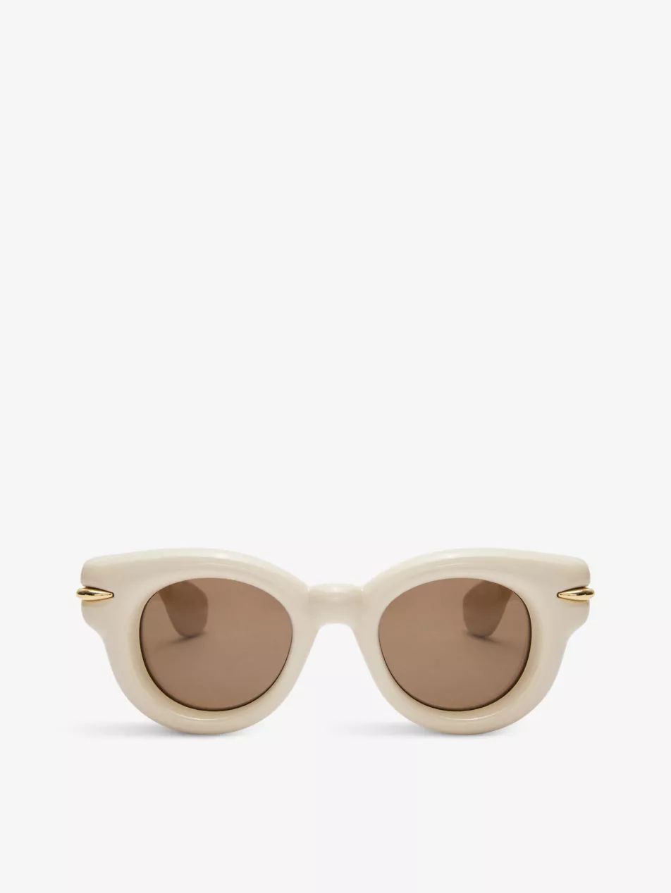 GSUN444X01 inflated round-frame nylon sunglasses | Selfridges