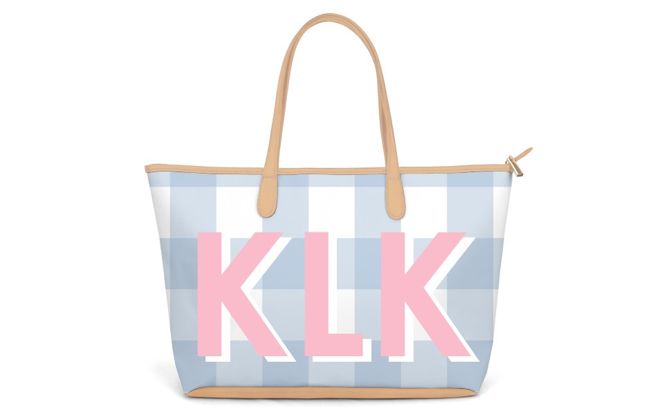 St. Anne Diaper Bag - Monogram Stripe - 219.00 | Barrington Gifts