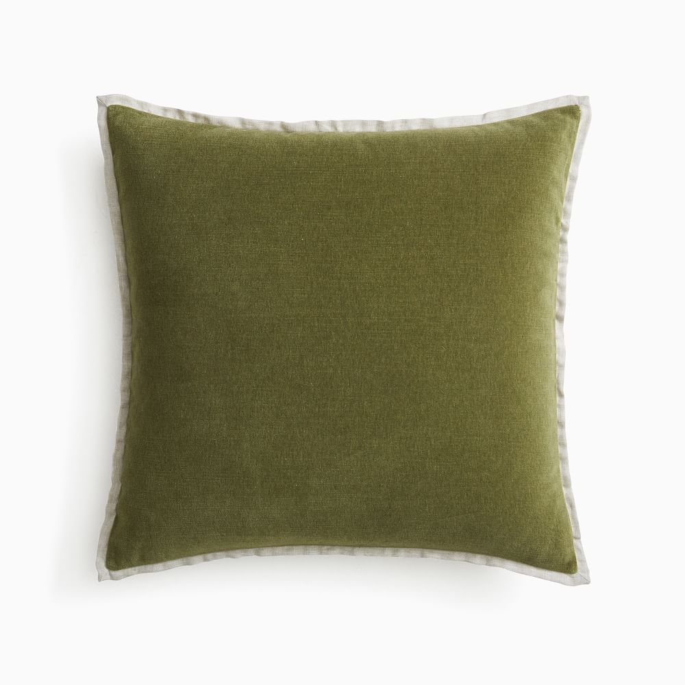 Classic Cotton Velvet Pillow Cover | West Elm (US)