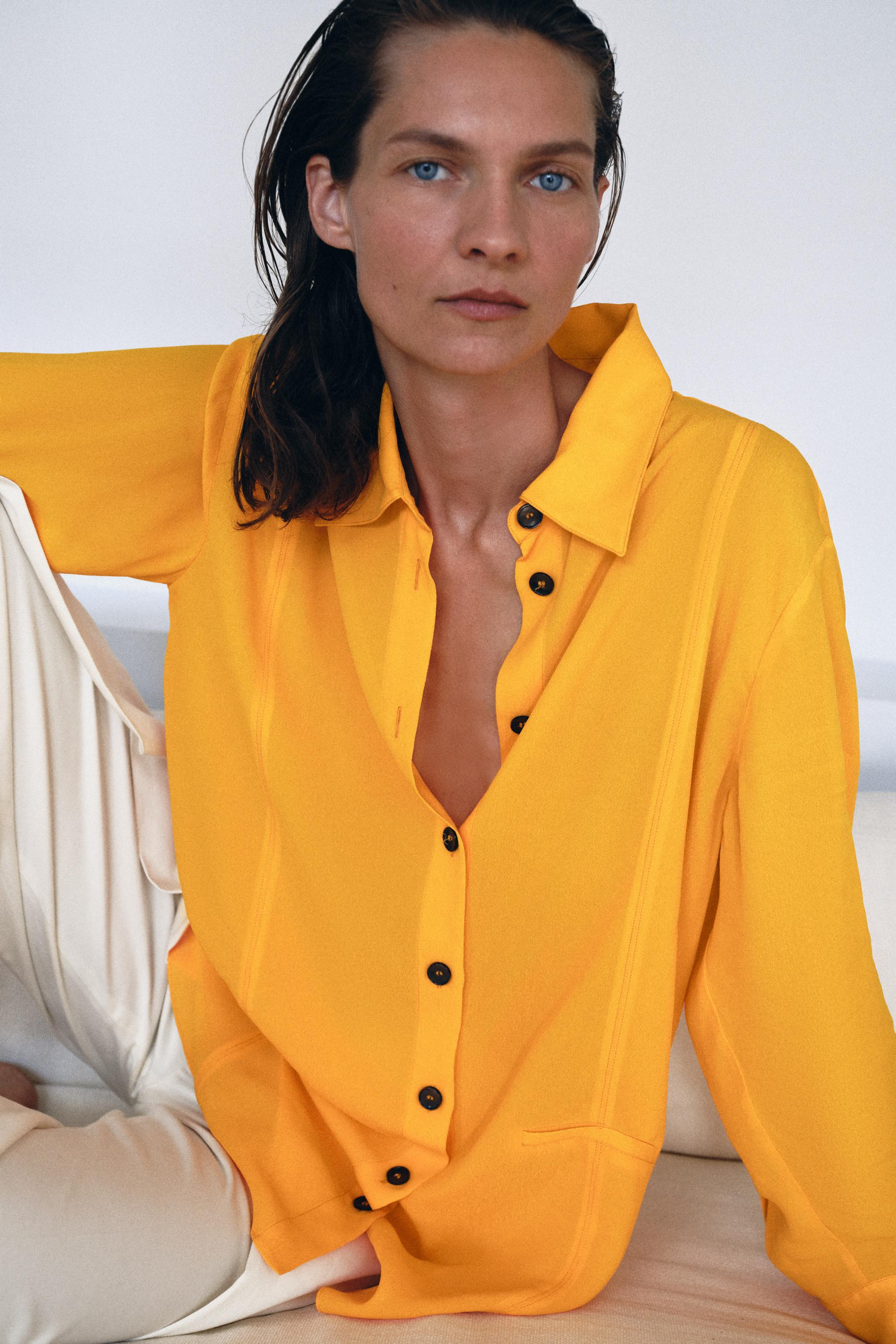 ZW COLLECTION FLOWY SHIRT | Zara US