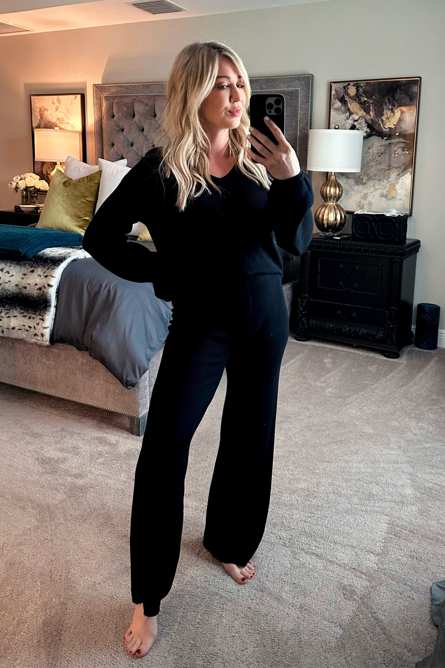 A lounge set elevates lounging around the house. It makes me feel like I have my life together while I’m doing nothing 😝

Wearing a medium, this set is so soft & cozy!

#LTKSeasonal #LTKfindsunder50