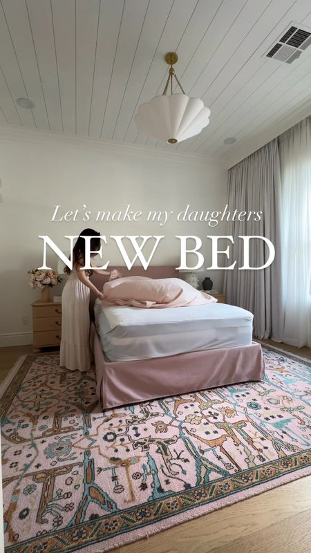 Slipcovered bed in blush linen from The Inside - Discount code JH50 for $50 off orders $199+

#LTKVideo #LTKStyleTip #LTKHome