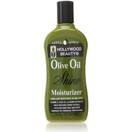 Hollywood Beauty Olive Oil Shine Moisturizer Hair Lotion 12 fl oz | Walmart (US)