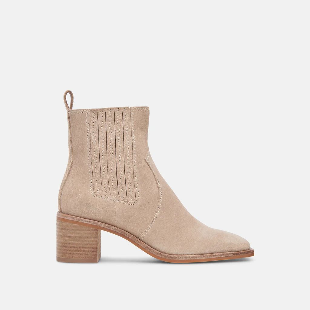 IRNIE BOOTIES TAUPE SUEDE | DolceVita.com