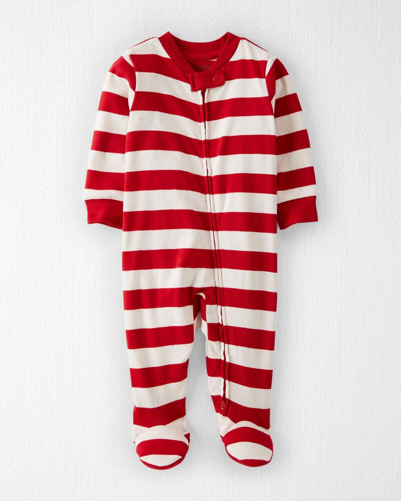 Organic Cotton Holiday Stripe Sleep & Play | OshKosh B'gosh