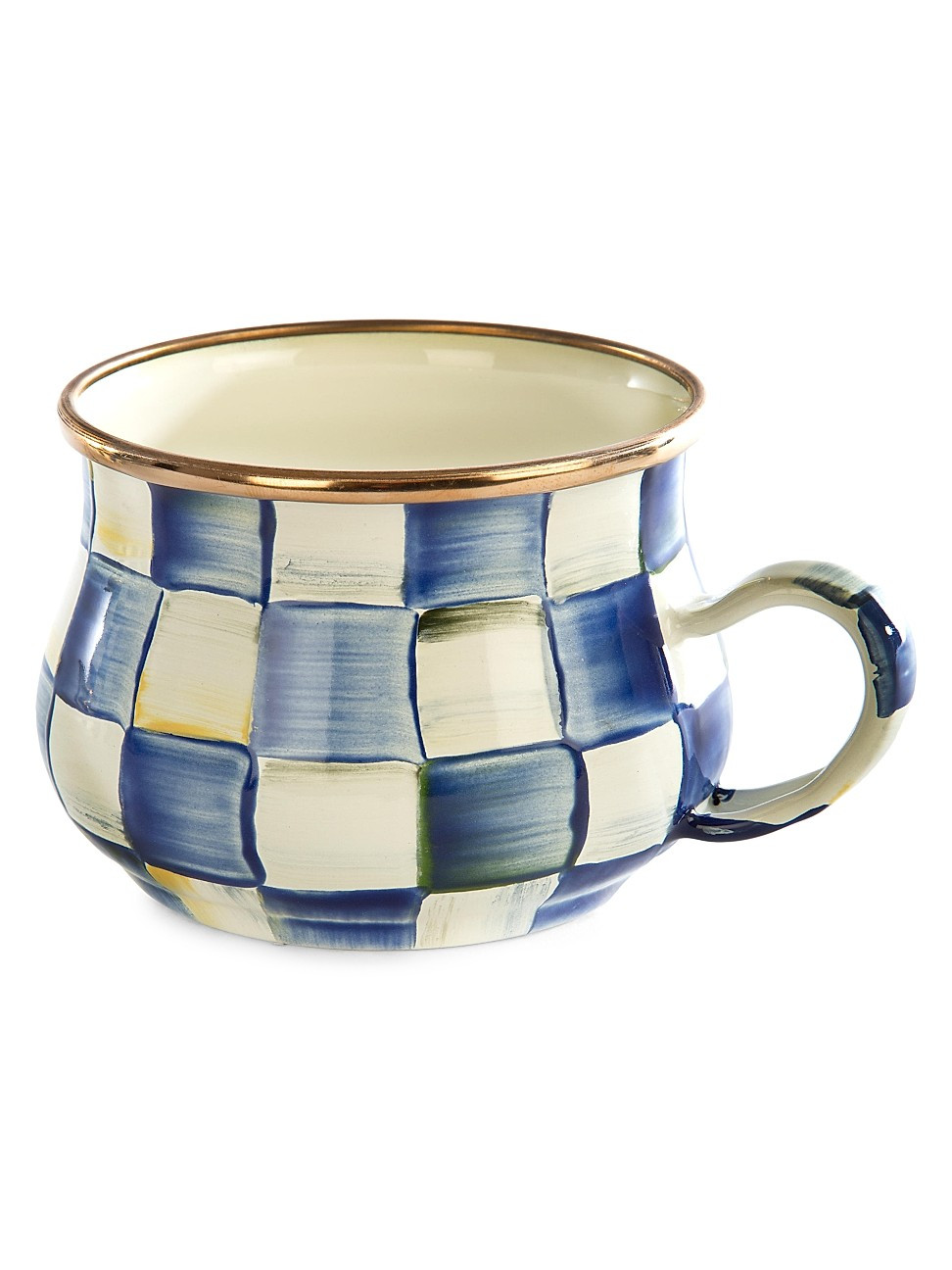MacKenzie-Childs Royal Check Teacup | Saks Fifth Avenue