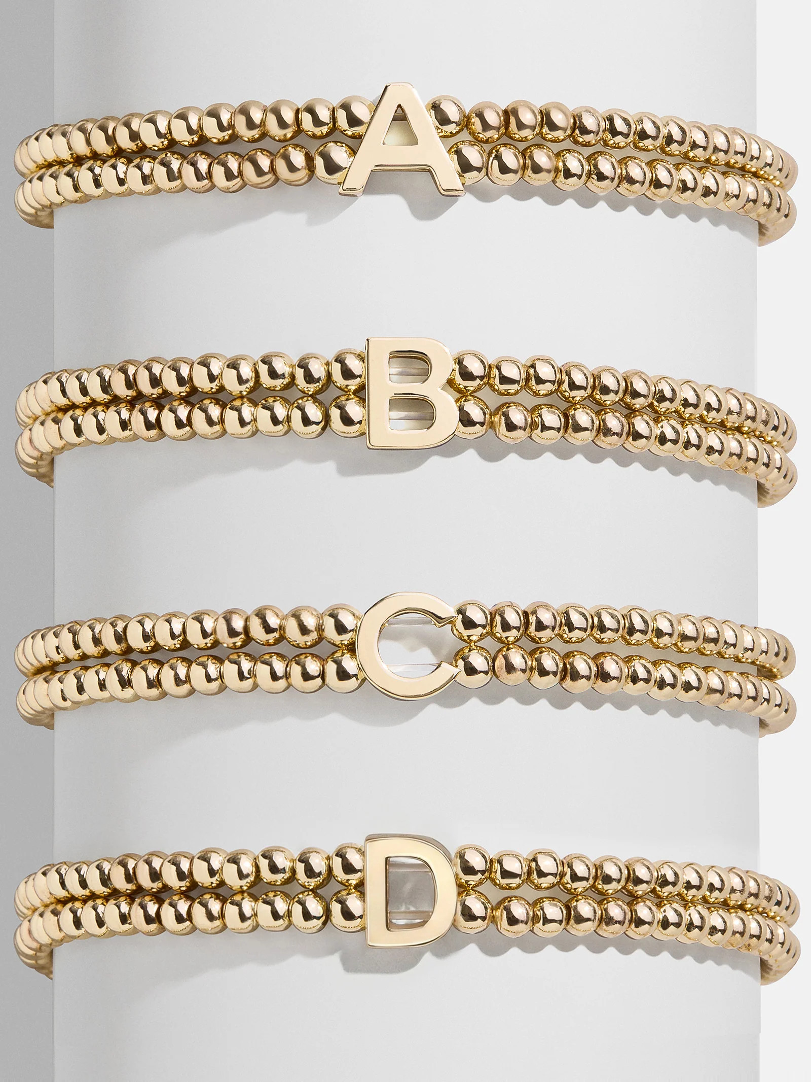 Ivy Initial Pisa Bracelet - Gold | BaubleBar
