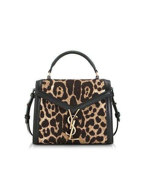 Cassandra Leopard Print Top Handle Bag | Saks Fifth Avenue