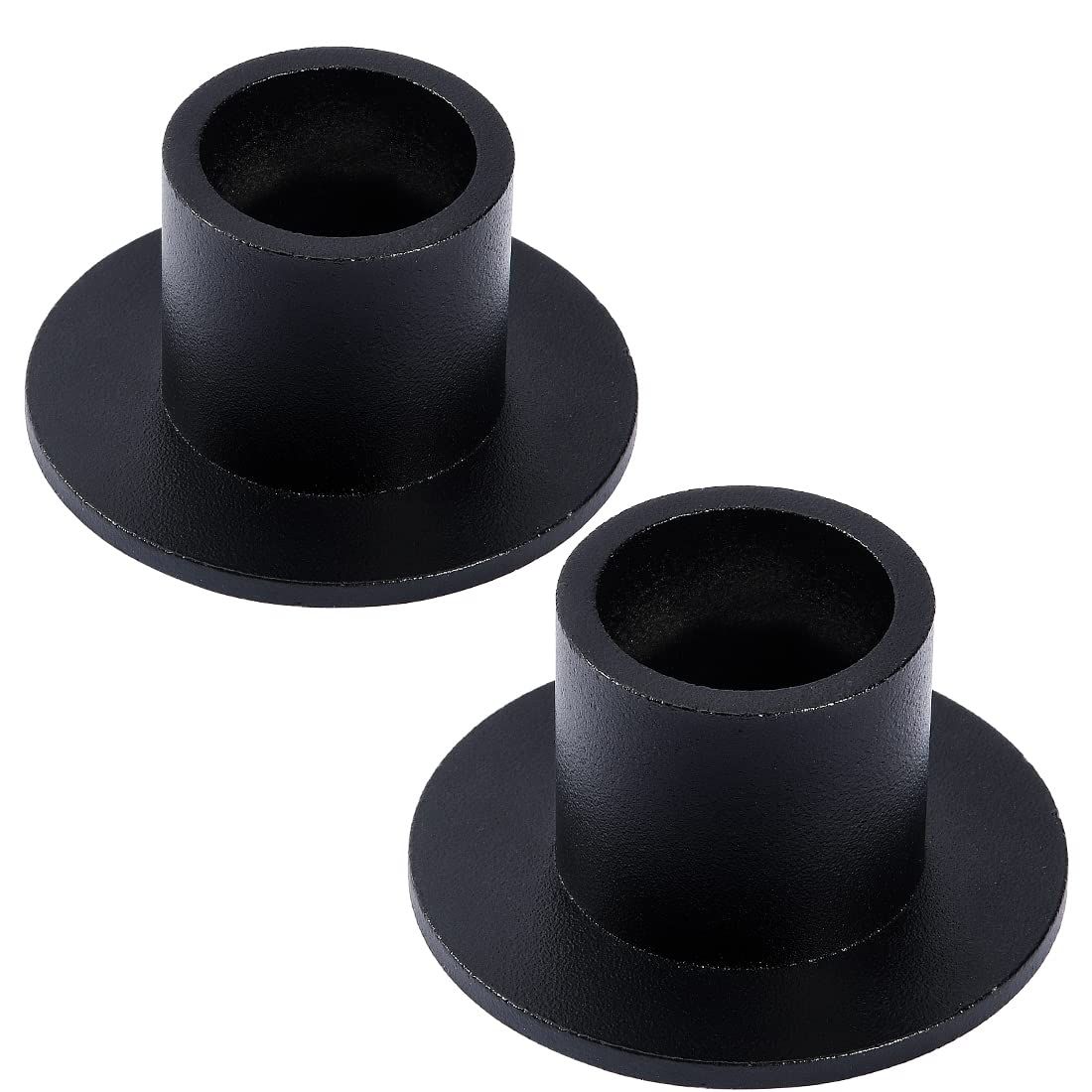 2PCS Black Taper Candle Holders, Matte Iron Candlestick Holders Centerpieces for Home Decoration,... | Amazon (US)