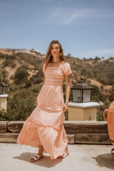 Luiza Smocked Maxi Dress | Böhme US