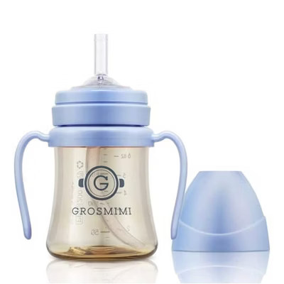 Grosmimi PPSU Straw Cup - 6oz (200ml) Skyblue 6oz | Target