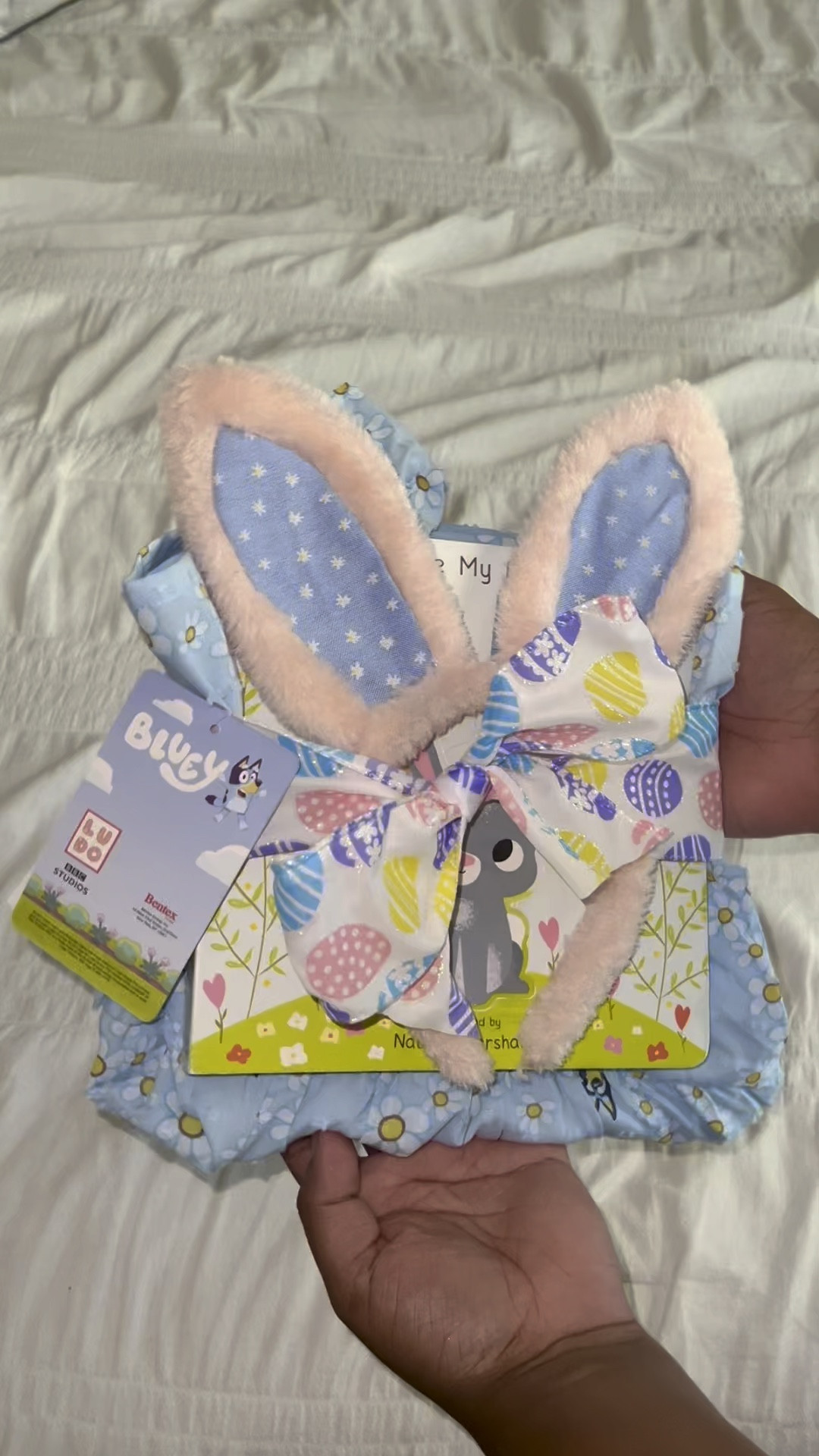First day of Easter month gift - our family tradition 💚 Spring Easter book, bunny ears, Bluey toddler girl dress. Summer kids style. Toddler fashion. Little girls style. Big girl style. Family fashion. Character clothing. Disney style. Family matching   #easter #eastertradition #easterfinds #simplegifts #diygift #eastergifts #ltkkids #ltkbaby #easteroutfit #springoutfit #springdress

#LTKSpringSale 

#LTKSeasonal #LTKfamily