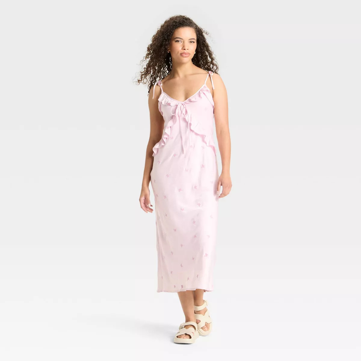 Women's Ruffle Maxi A-Line Dress - Wild Fable™ | Target
