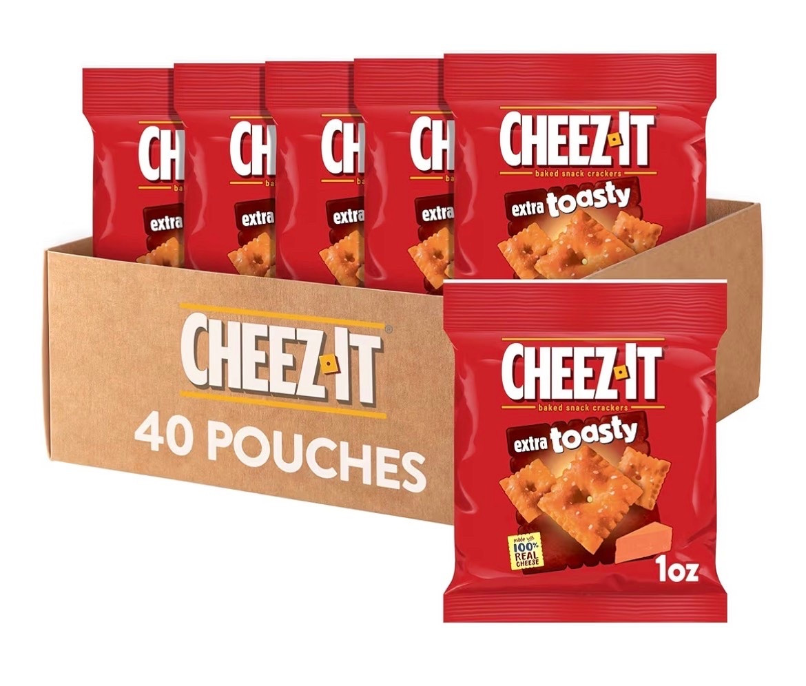 Always a popular snack item, this 40 pack of Cheez-Its is on sale for only $11.37 today - normally over $20!!! Very rare deal for this snack item that doesn’t go on sale often! 🧀

#LTKSaleAlert #LTKHome #LTKKids