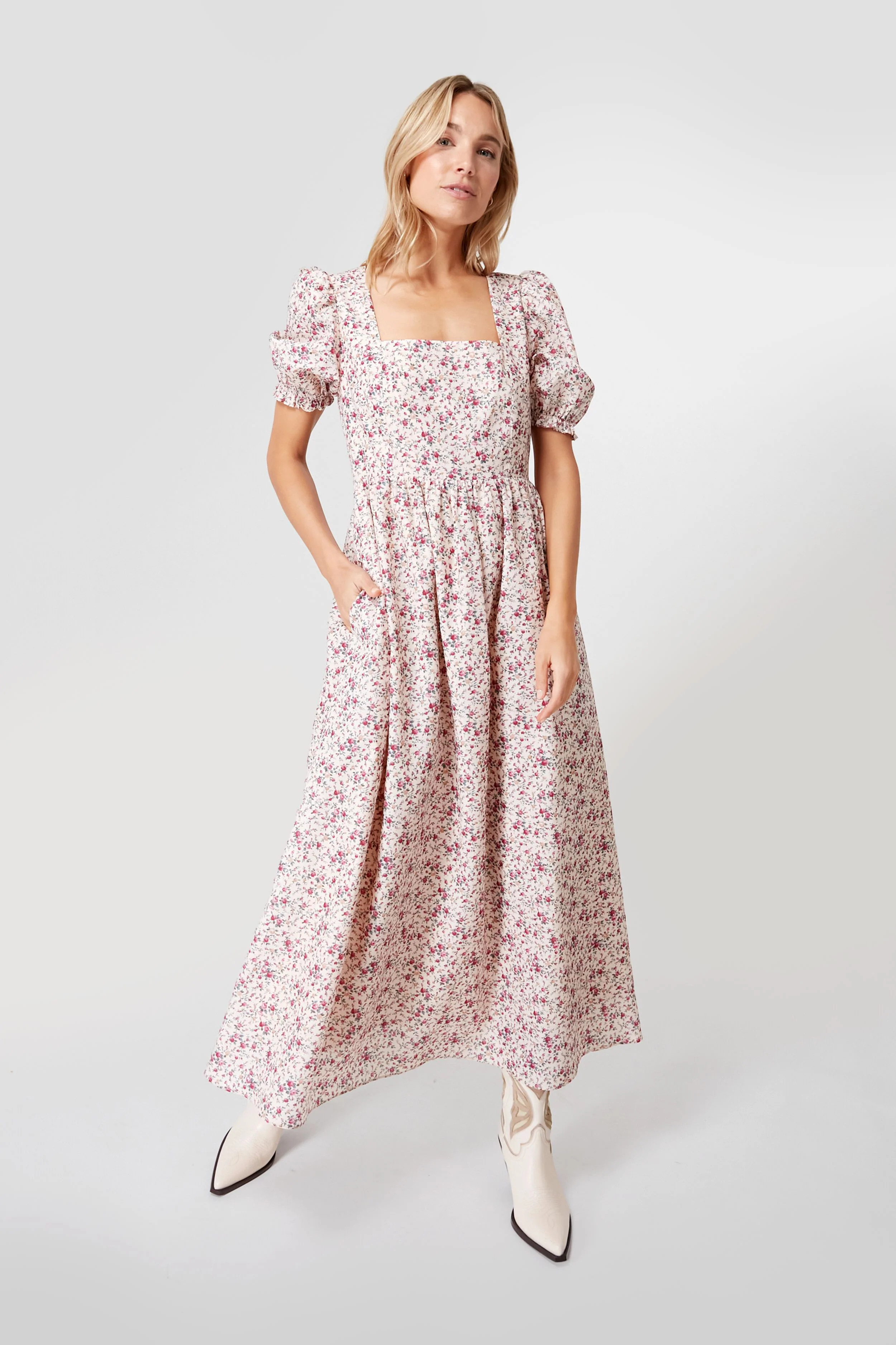 Pink Floral Isla Maxi Dress | Tuckernuck (US)