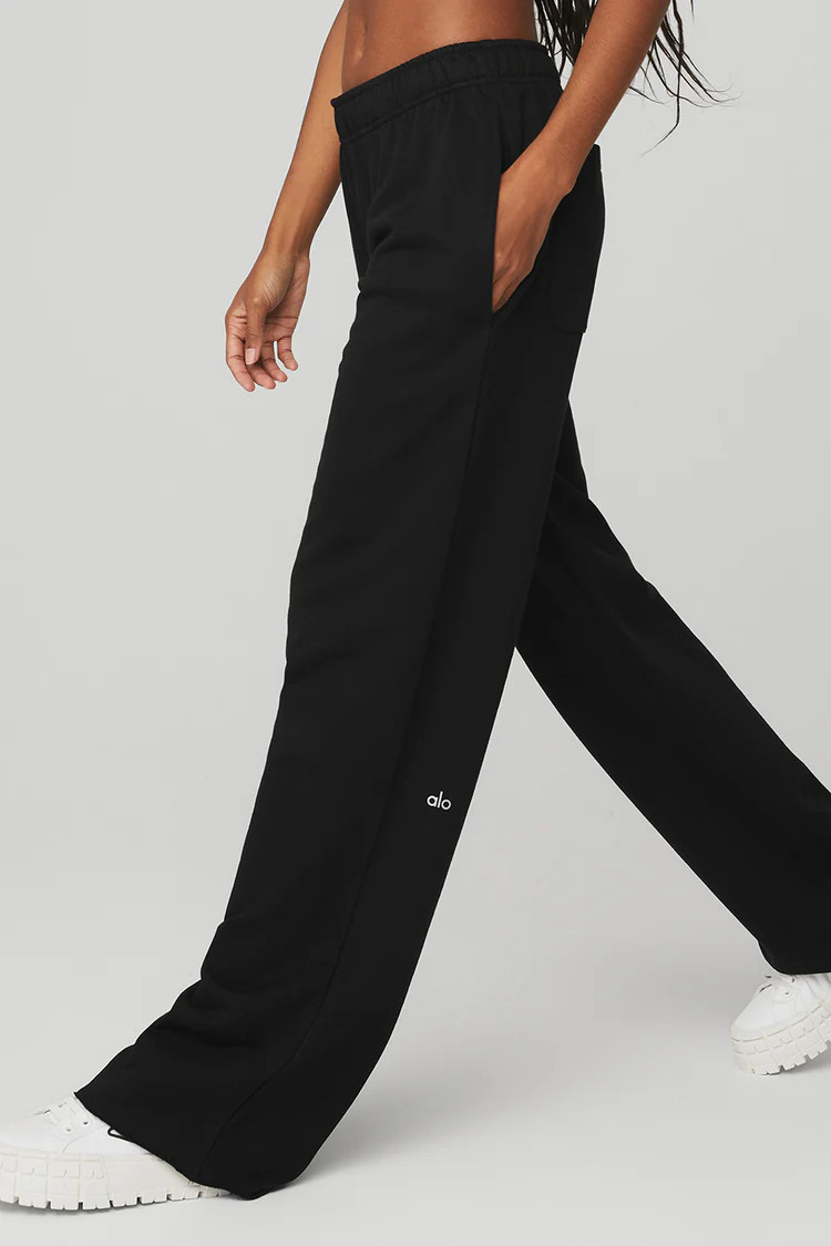 Puddle Sweatpant - Black | Alo Yoga (US)