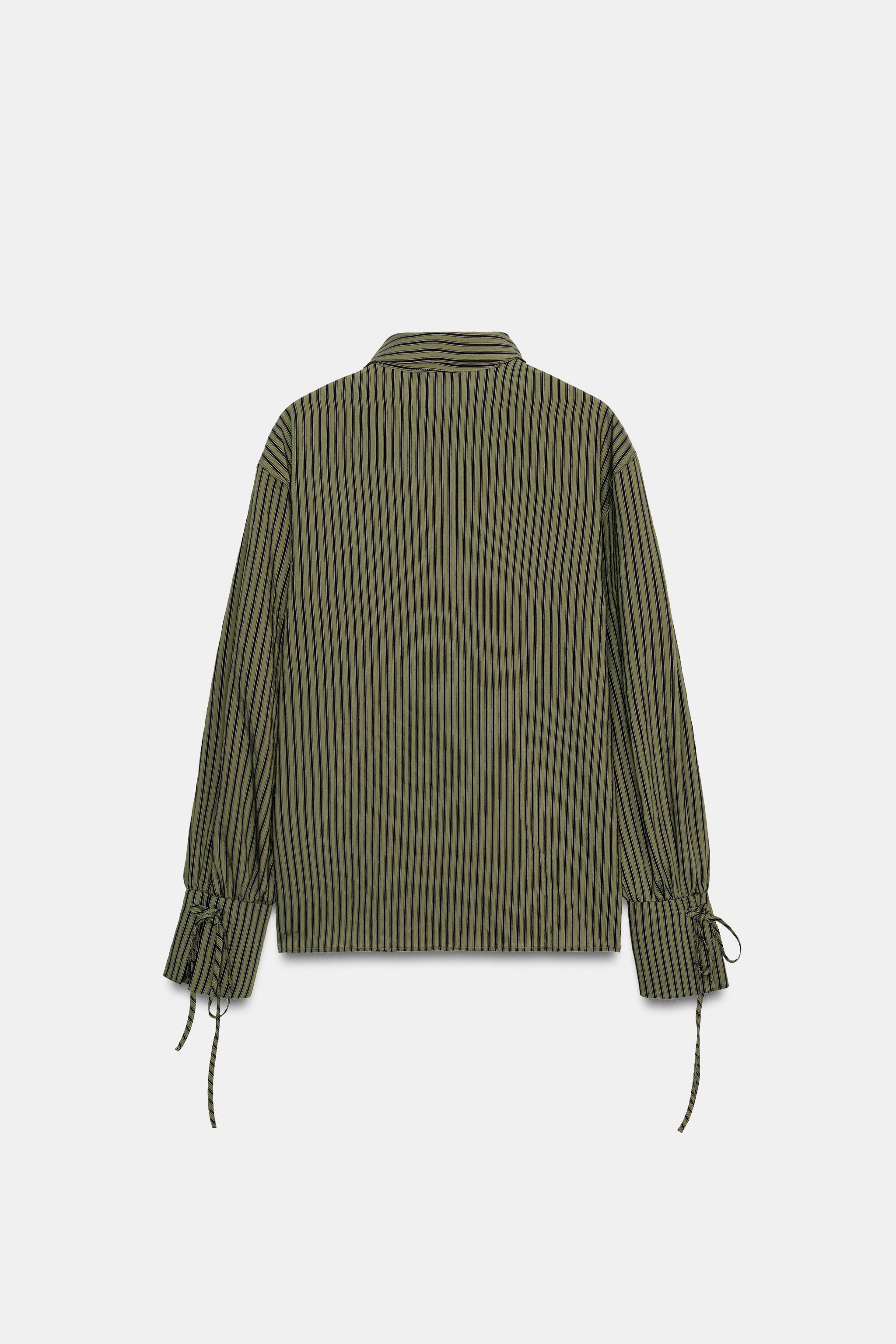 CAMISA RAYAS LAZOS | Zara US