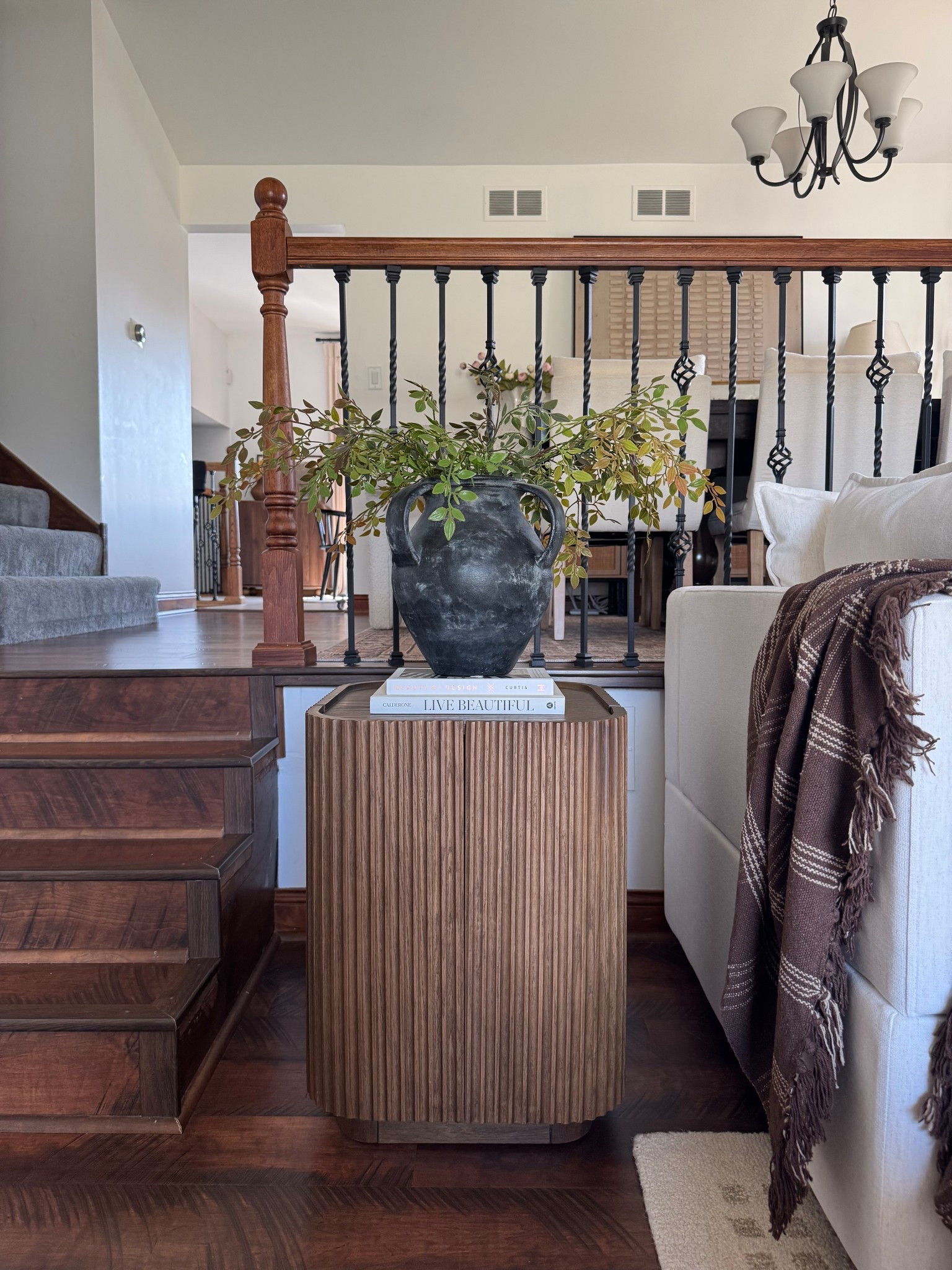 Side table with texture and storage 

#LTKHome #LTKSaleAlert