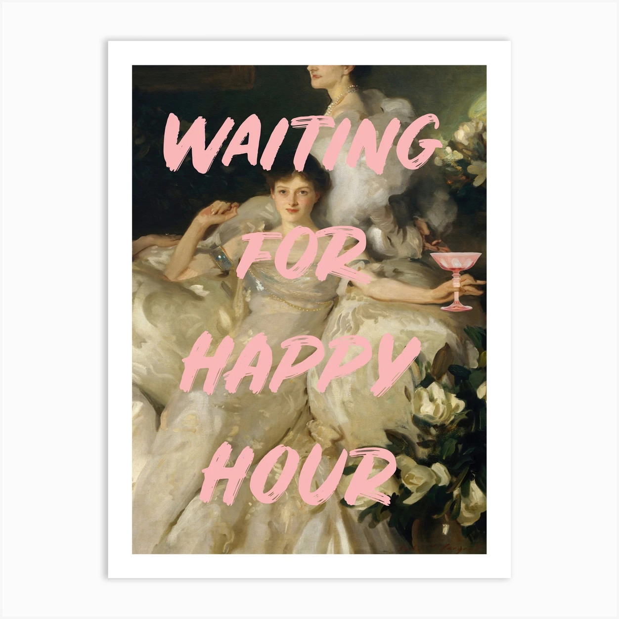 Happy Hour Altered Art Print Art Print | Fy! (UK)