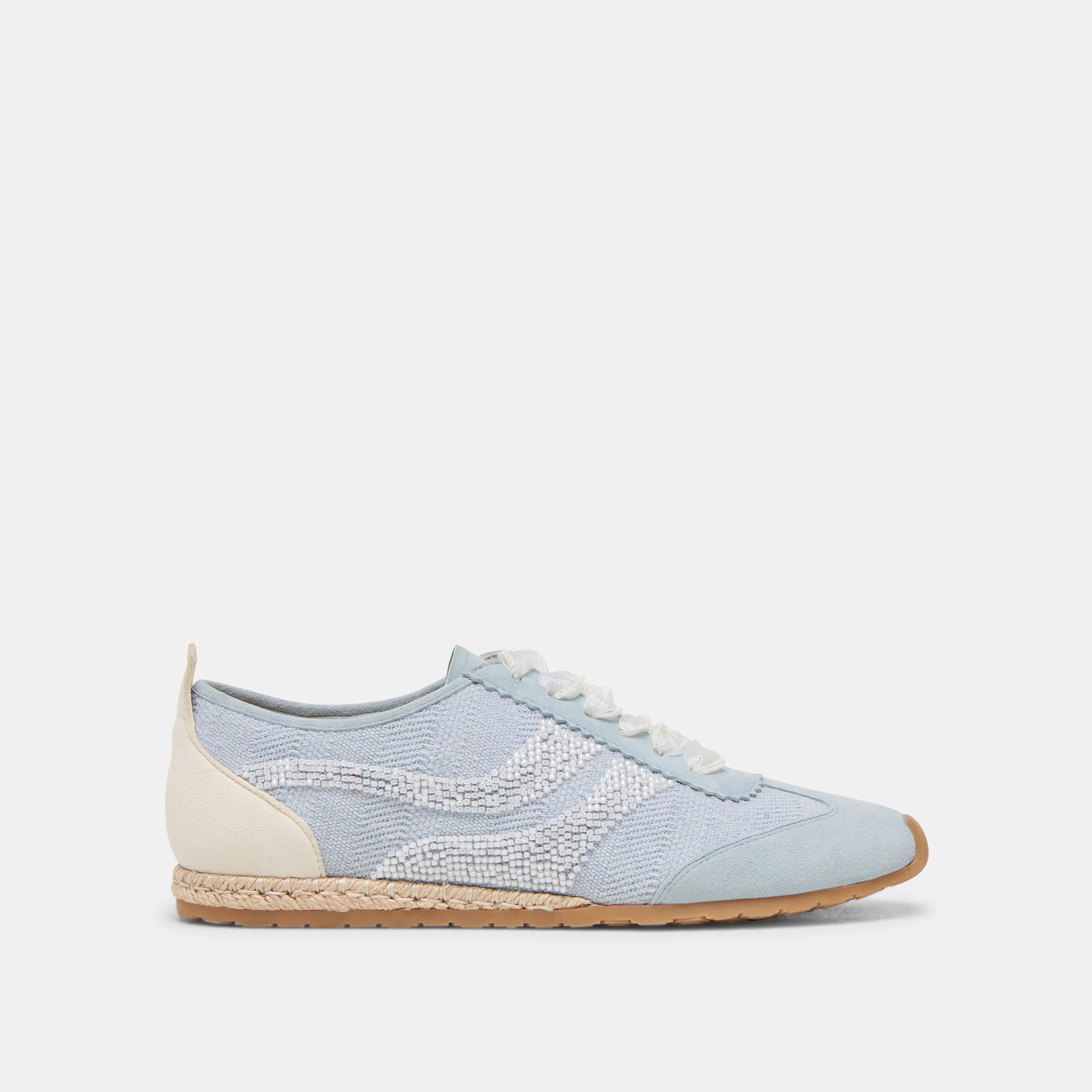 DREAM BEAD SNEAKERS BLUE MULTI BURLAP | DolceVita.com