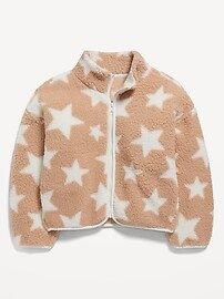 Cozy Sherpa Zip Jacket for Girls | Old Navy (US)