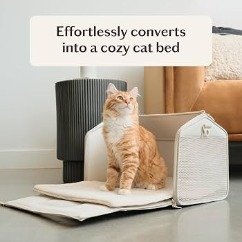 Tuft + Paw Porto Modern Cat Carrier, Soft-Sided Designer Cat Carrier for Large Cats up to 30lbs, ... | Amazon (US)